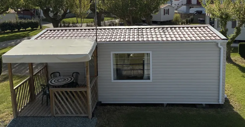 Mobil-home climatisé du camping