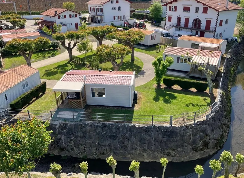 Mobil-homes du Camping Alegera, à 5 minutes d'Espelette